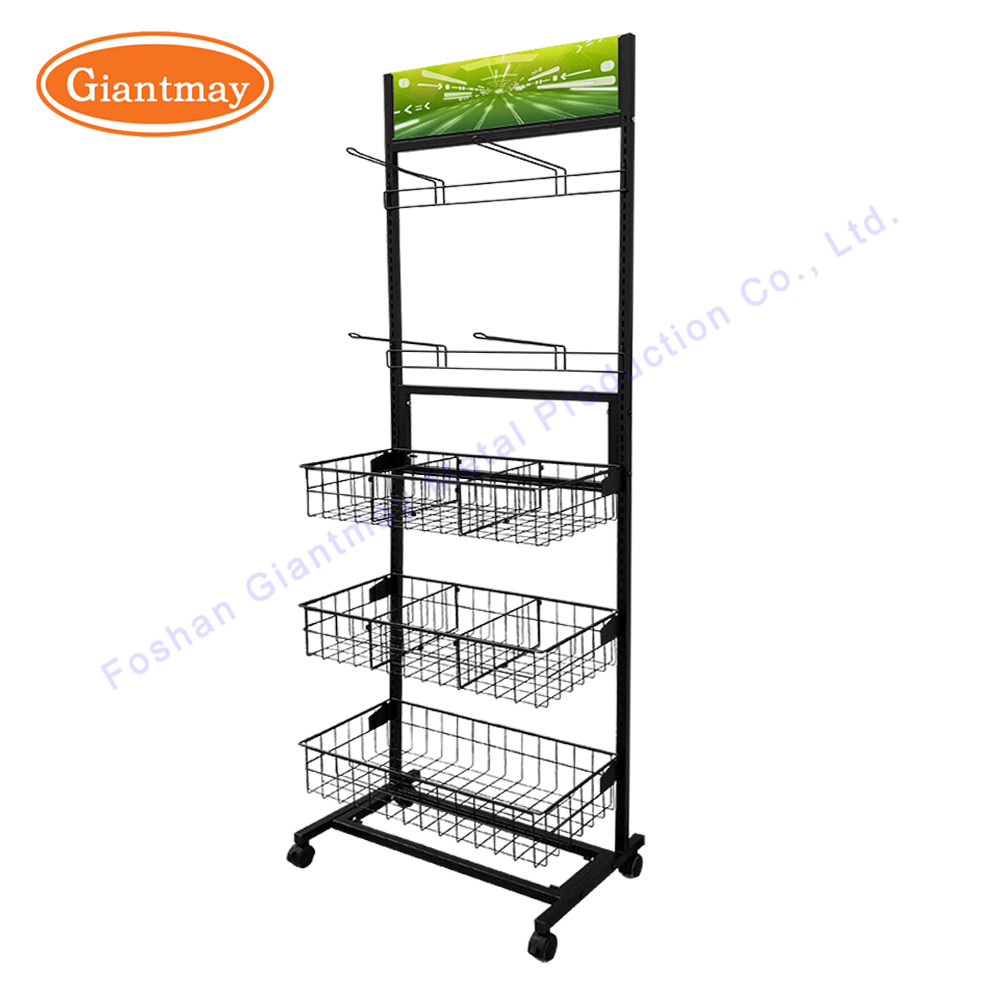 Metal Rack Retail Cigarette Condom Shelf Chewing Gum Stand