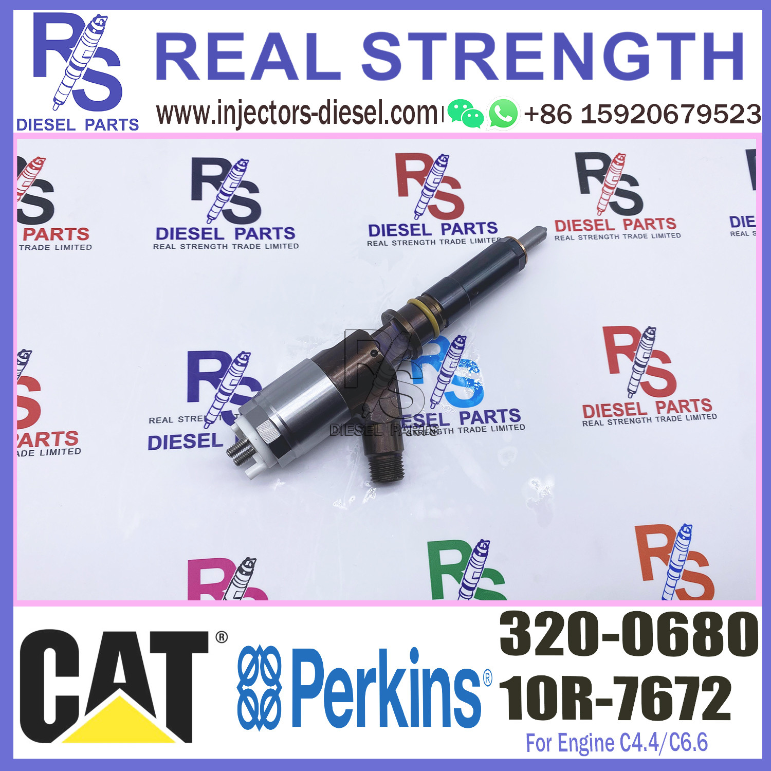 C6.6 C6.4 Engine Diesel Fuel Injectors 3200680 2645A747 320-0680 For CAT 323D Excavator