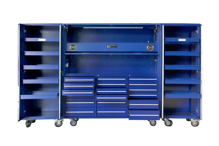 Storage Spare Tools Parts Box Heavy Duty 96" Tool Chest for Car Repair Garage Workshop