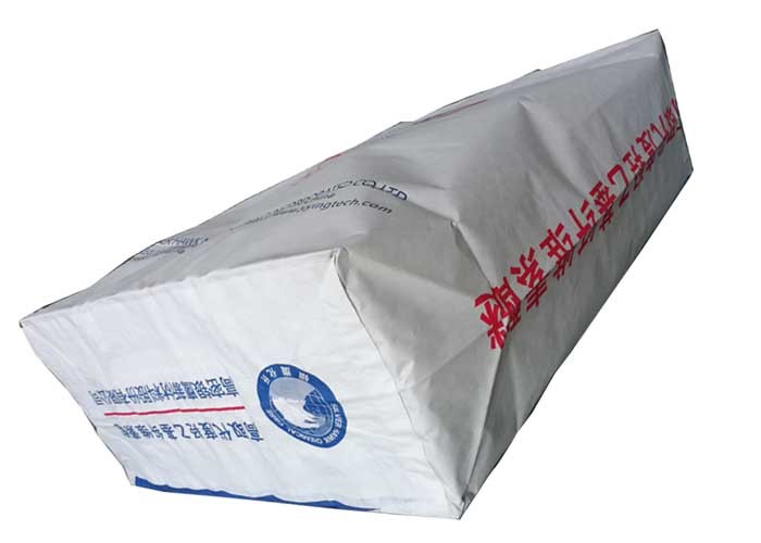 Stand Up Type Multiwall Kraft Paper Bags Recyclable Pollution Free GMP Standard