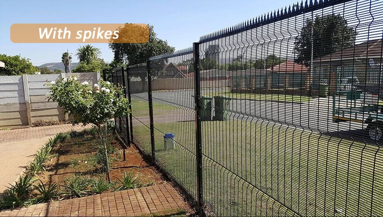 3"x0.5"x8gauge wire anti climb fencing panels