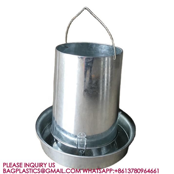 Chicken Feeder Galvanized Chicken Feeder POULTRY FARM Poultry Husbandry Steel Equipment