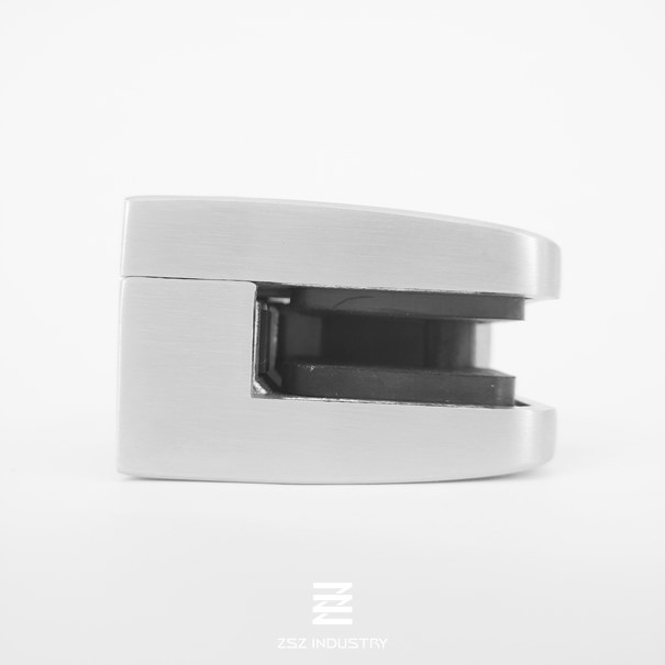 H55mm X W55mm Stainless Glass Clamps Simple Design For Handrail And Railing