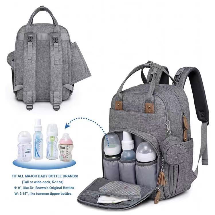 Convenient Multifunctional Mommy Diaper Bag Oxford Cloth Stylish Mother Bag