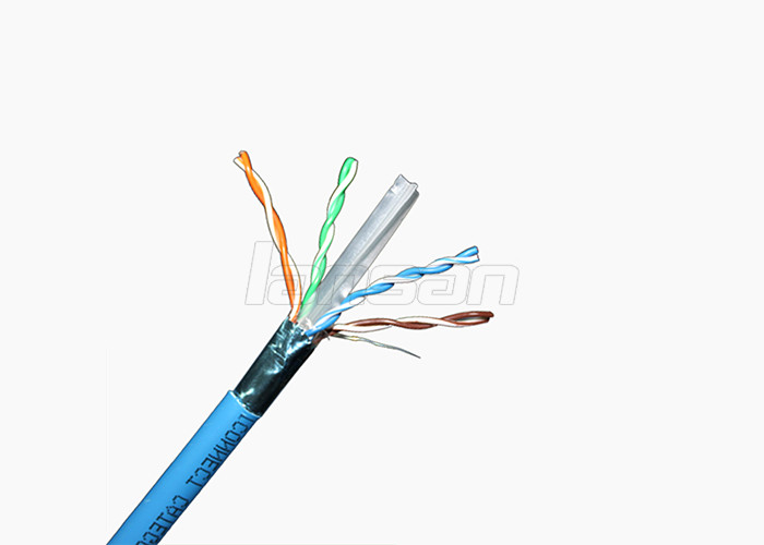 FTP UTP SFTP 4 Pairs BC CCA Network Lan Cable , Indoor Cat 6 FTP Cable 305m Pull / Box