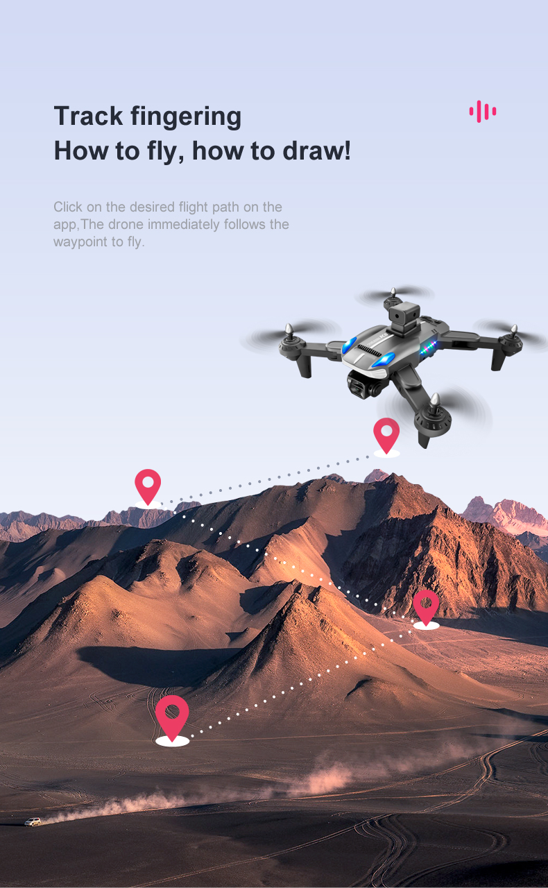 K8 Pro Drone With 4k Dual Camera Wifi Fpv Optical Flow Positioning Four-way Obstacle Avoidance Dron Rc Quadcopter