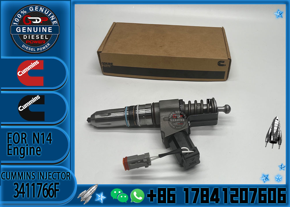 3411766F Common Rail Diesel Fuel Injector 4384360 3411381 3411766F For Cummins QSN14 N14