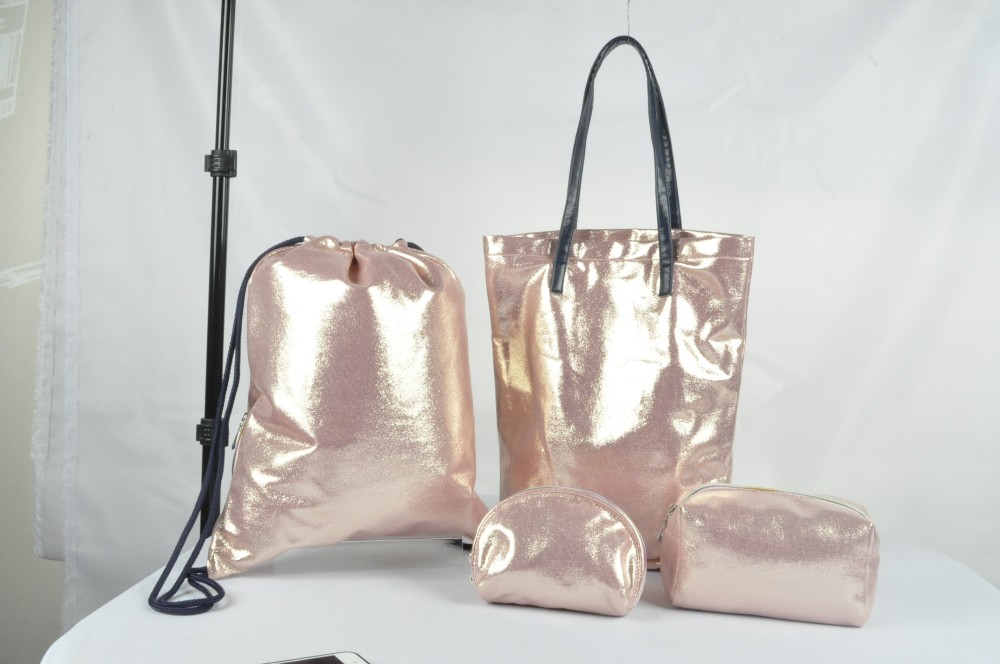 handbag metallic fabrics gold shinning travel outdoor folding bag woman fashion bag,outdoor travel sets fashion bag shop