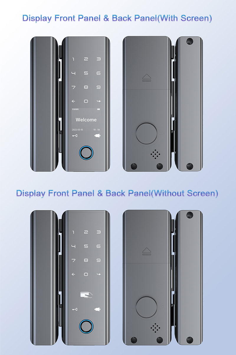 Intelligent Password Fingerprint Tuya WiFi Door Lock for Home Hotel Apartments Office