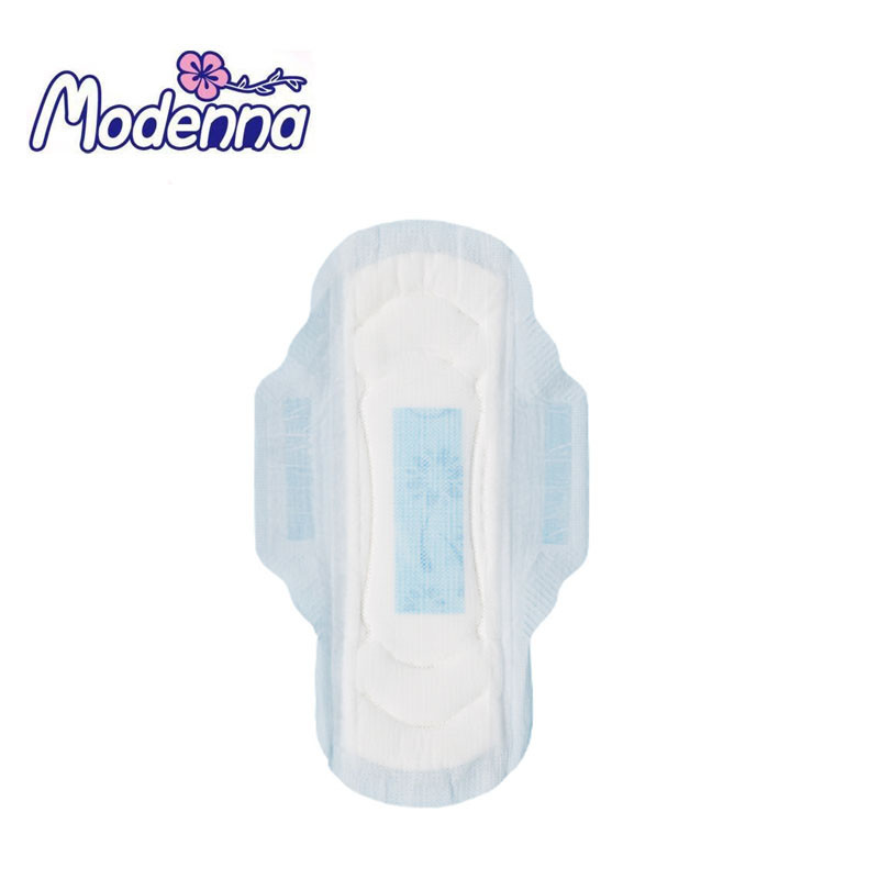 Super Absorbent Disposable Sanitary Napkin Cotton Non Woven Layer Style For Women