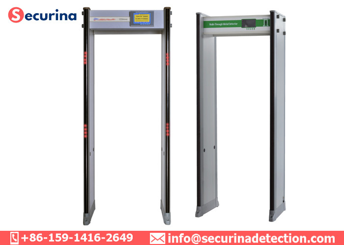 AC264V Weapon Arch Metal Detector FCC SDoC 7in LCD Screen 33 Zones