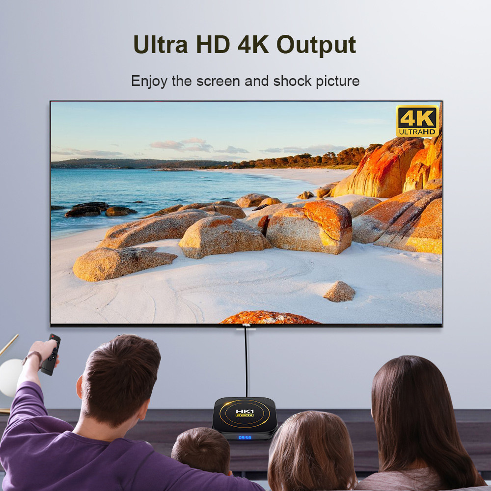 6K Video Decoding Live IPTV Box Android 12.0 IPTV Cable Box H618 Hk1rbox H8s
