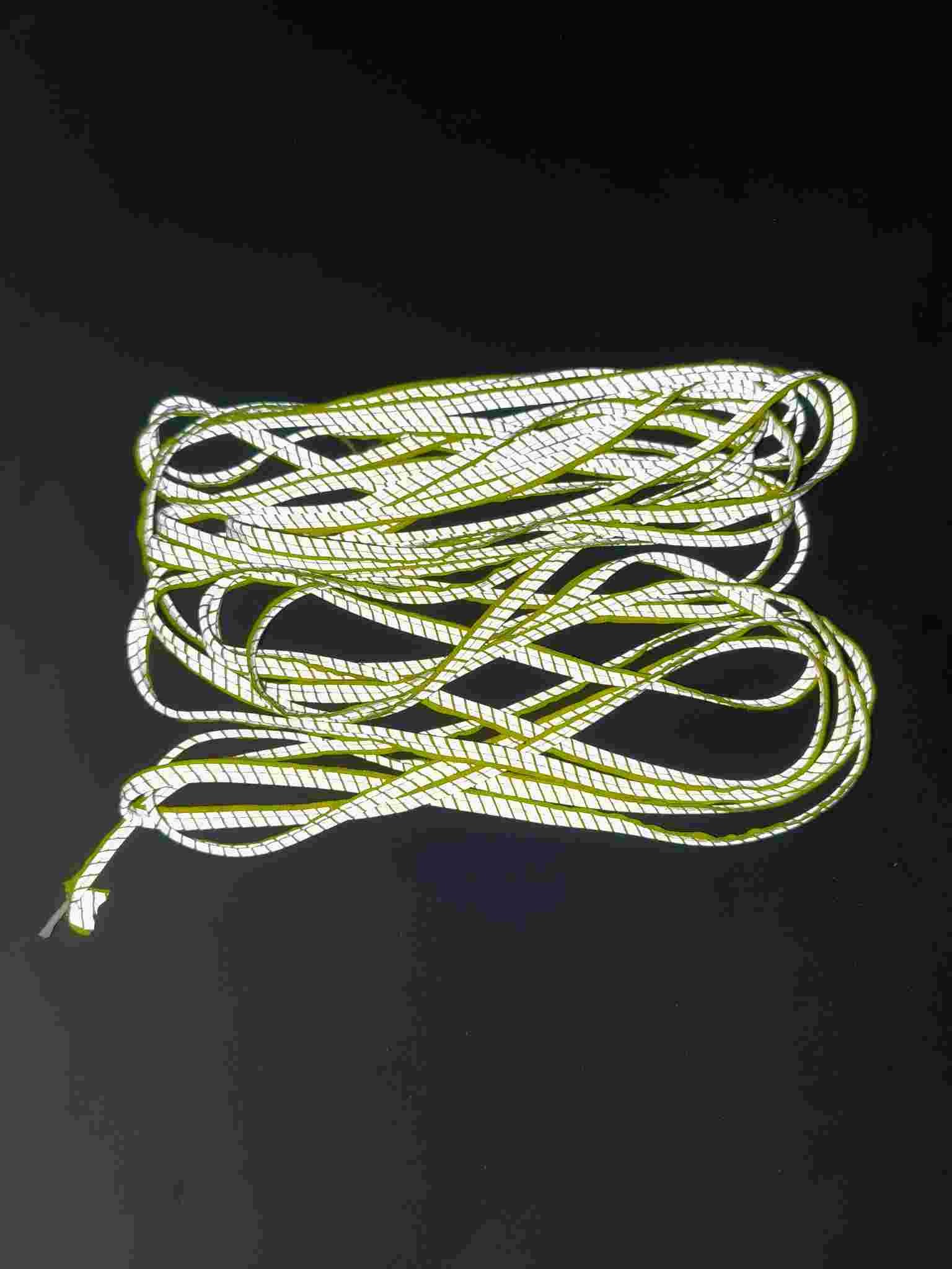Polyester TC Elastic Reflective Piping For Sewing On Clothes Reflective Backpack Edging