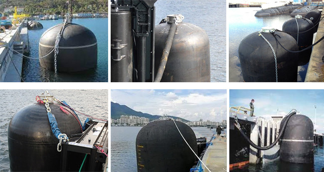 Hydropneumatic Submarine Fenders ISO17357 PIANC2002 Berth Dock 50kPa Floating