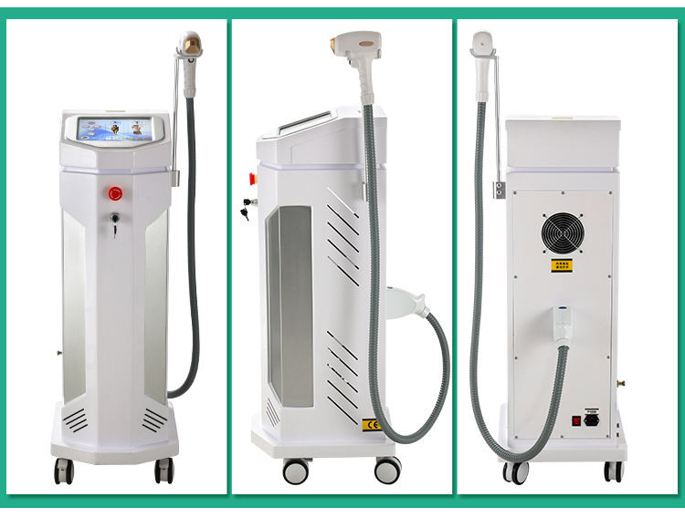 Super 808 Laser Clinic Pain Free Hair Removal Machine ISO CE Approval