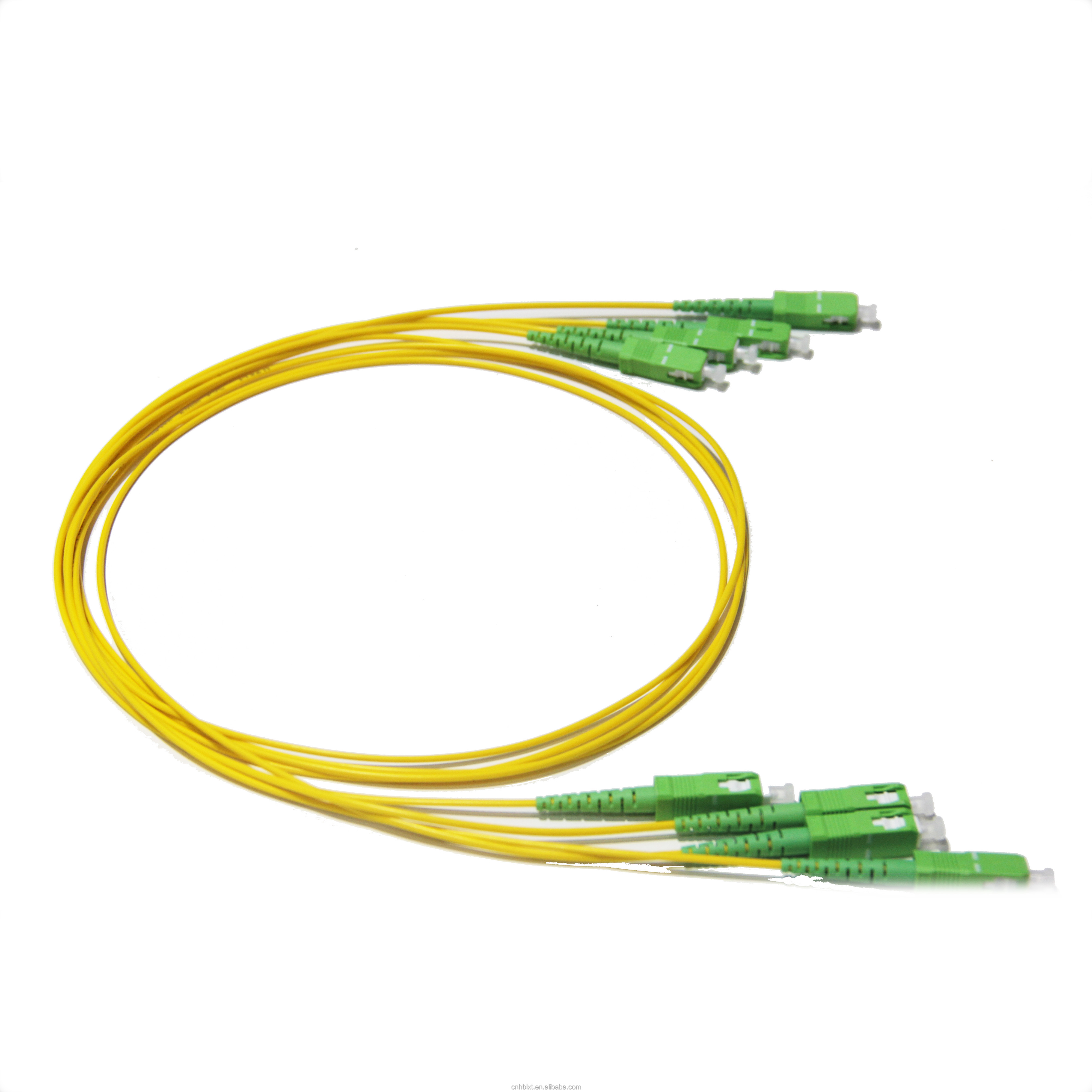 SC APC-SC APC Fiber Optic Patch Cord Single Mode Simplex 3.0mm G657A Lszh Cable