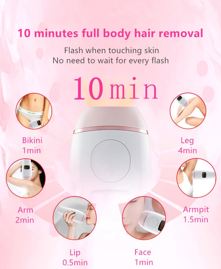 10 Minutes Full Body anti allergy Laser Hair Removal Handset