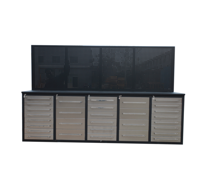 Car Repair Garage Workshop Heavy Duty Metal Tool Chest Cabinets with Multi Drawers