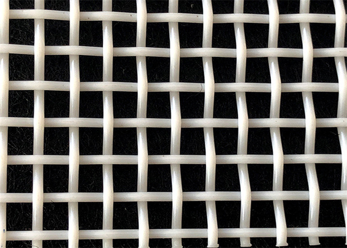 Single Layer Polyester Square Hole Mesh Belt Plain Weave For Conveyor And Dryer