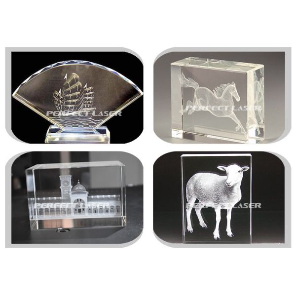 High Stability 3D Laser Glass Engraving Machine With Air Cooled System