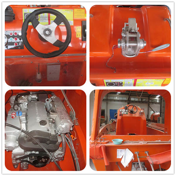 IACS Approved SOLAS 15 Persons 60HP Mercury Outboard Engine Driven Fast Rescue Boat