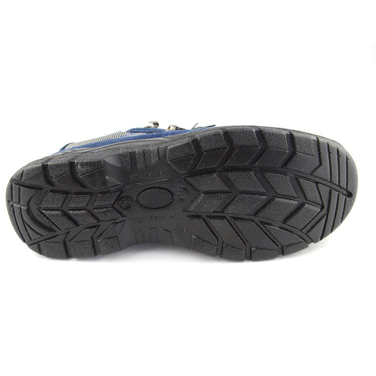 CE Certified High Heel Safety Shoes Made of Suede Leather for Industrial Workers