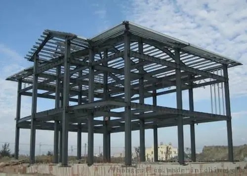 Q355B CAD GB Two Pin Steel Portal Frame Widely Used For Warehouse