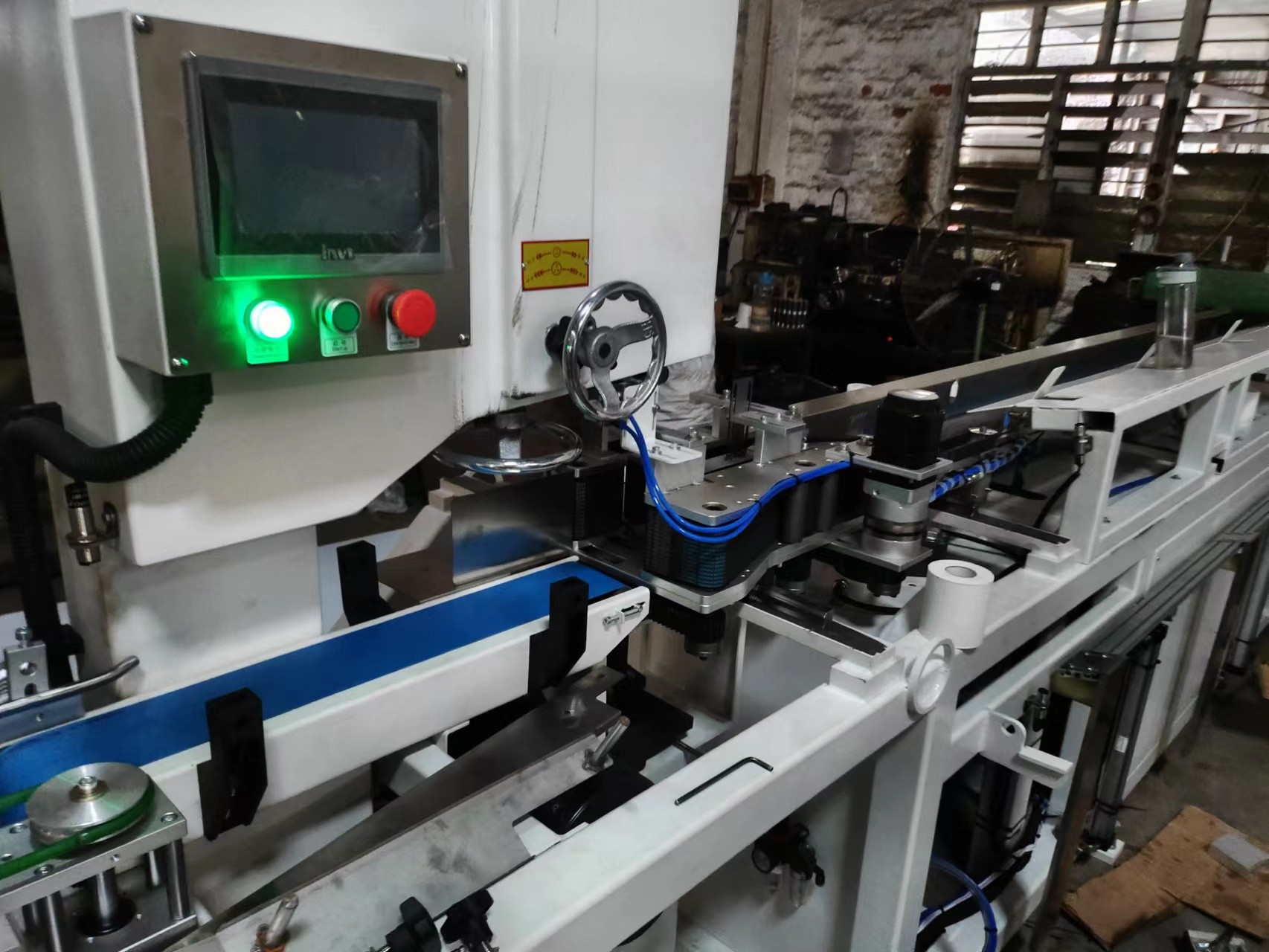 100cuts/Min Band Saw Toilet Paper Roll Cutting Machine Full Automatic