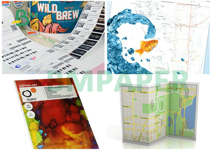 A3 A4 Size 150UM 200UM Synthetic Paper Never Tear Waterproof Paper 