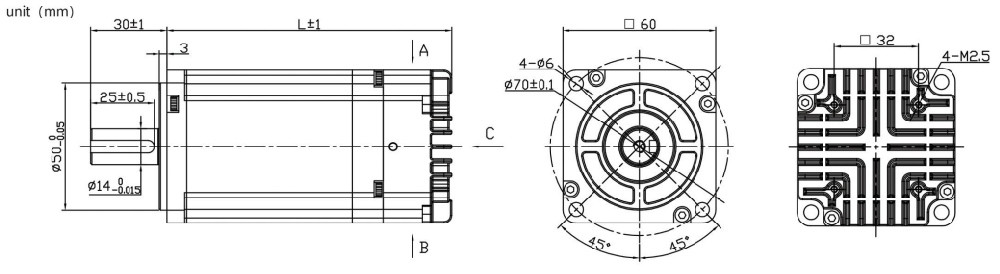 Jkongmotor Nema 17 23 24 34 0.48N.m 0.72N.m 2000RPM CANOPEN bus control 24V 48V DC brushless integrated stepper step motor and driver for medical