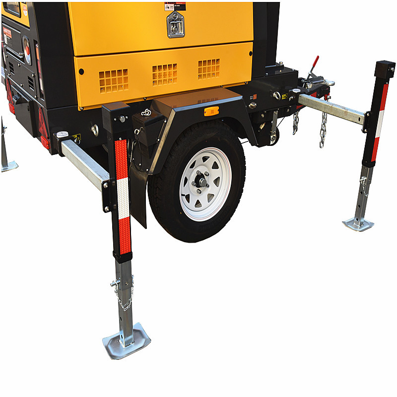 Mining Hydraulic Lifting Diesel Light Tower Portable Led Light Towers 7.5m Height