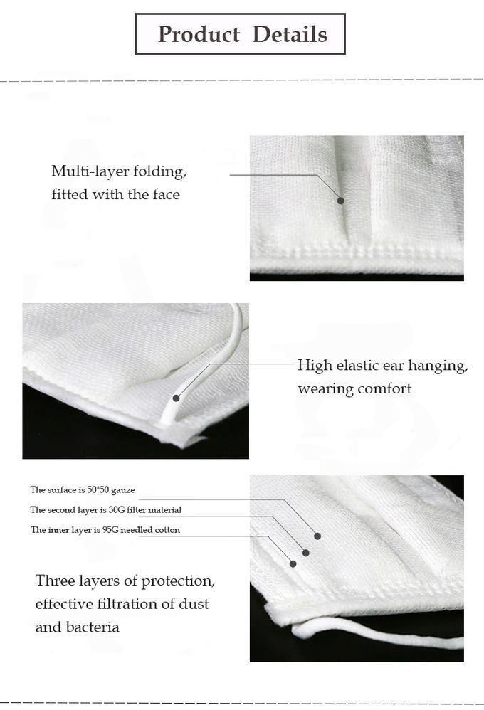 Safety gauze work mask reusable dust face mask anti pollution dust face  mask