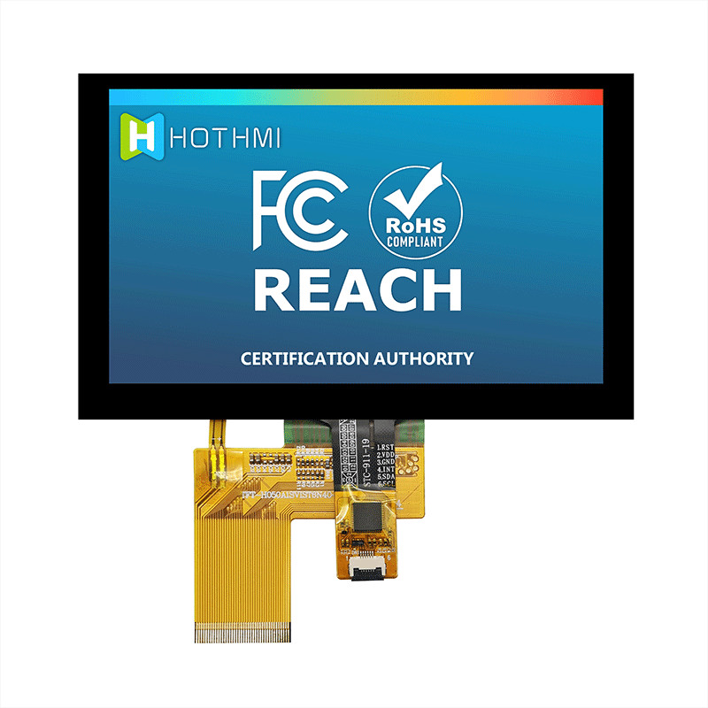 5 Inch 800X480 Pcap Monitor Wide Temperature TFT LCD Module Touch Screen