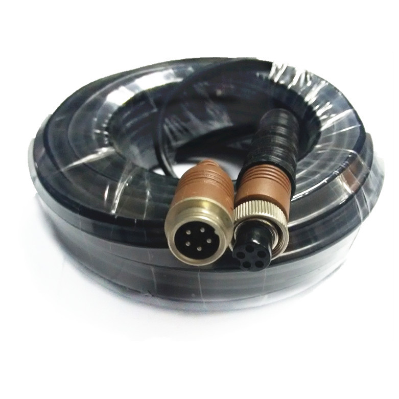 5 Pin Aviation Chassis Male Female Connector Metal Copper Material