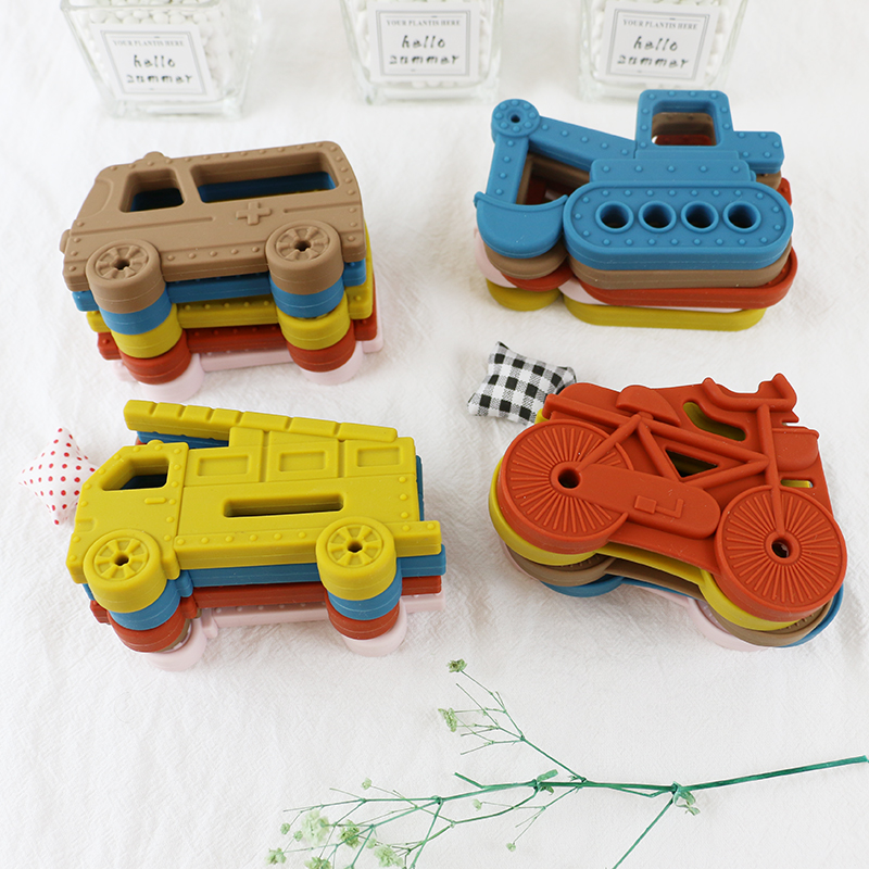 Shiny Colors Rubber Baby Silicone Toys BPA Free For Baby Water Floating