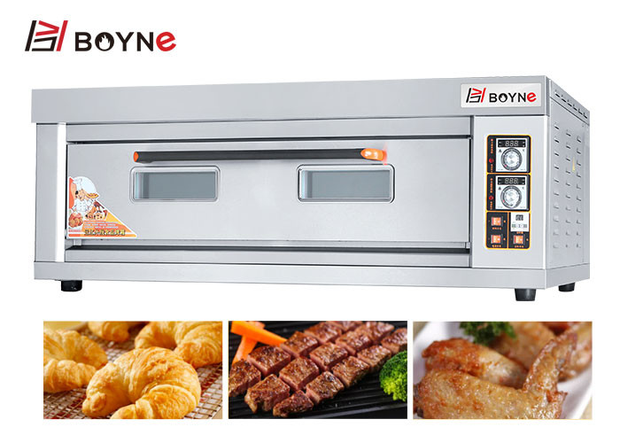 One Deck One Tray Bakery Kitchen Oven Stainless Steel Deck Oven