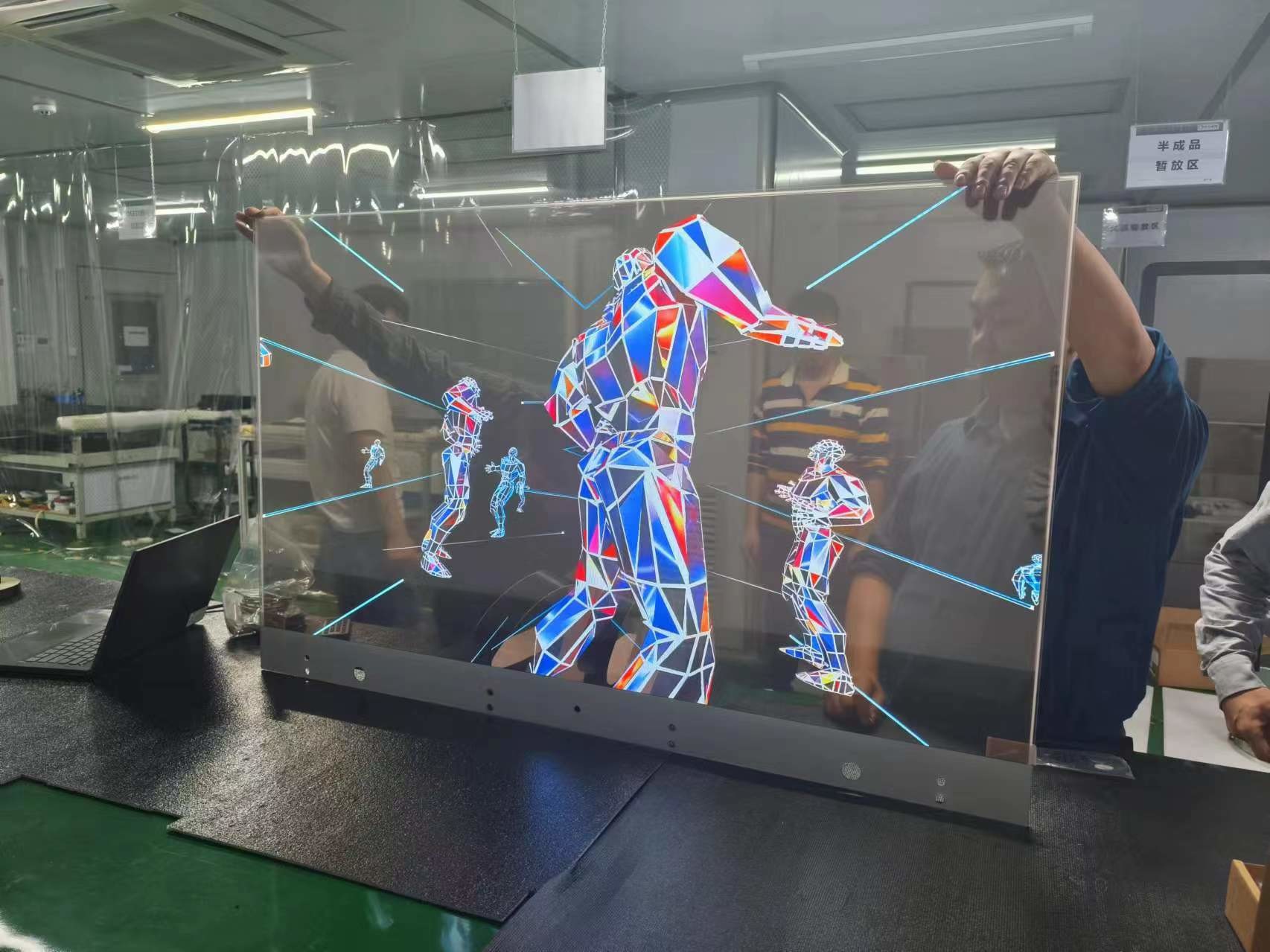 55 Inch Transparent flexible Oled Display Panel 1920*1080 Resolution 600 Nits LW550JUL-HRA1 Oled Transparent Oled Panel