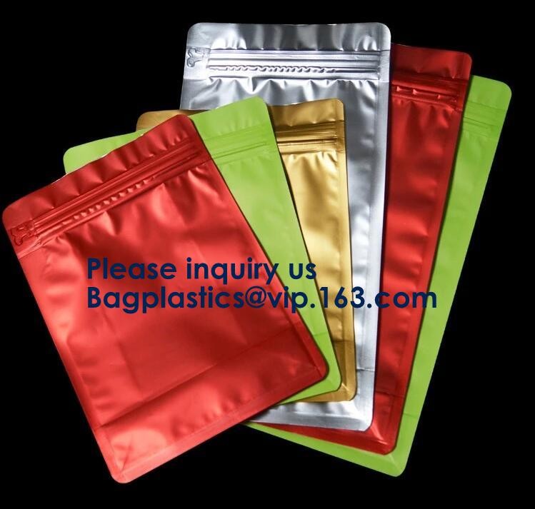 Square Bottom Plastic Zip lockk Stand Up Pouch Chocolate Bar Snack Food Packaging Bag,Moisture Barrier Bag Esd Metalized S