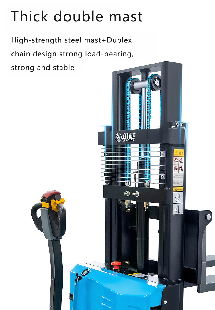 Best Selling 24V/60ah 1.5ton 2m 2.5m 3.5m Long Fork Lifting Forklift