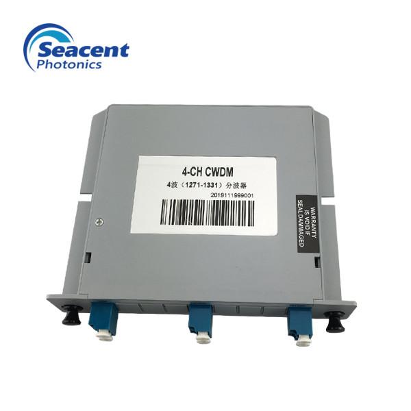 Quality 1270~1610nm Passive Cwdm Mux , Fiber Cwdm 4 Channel 3 Year Warranty for sale