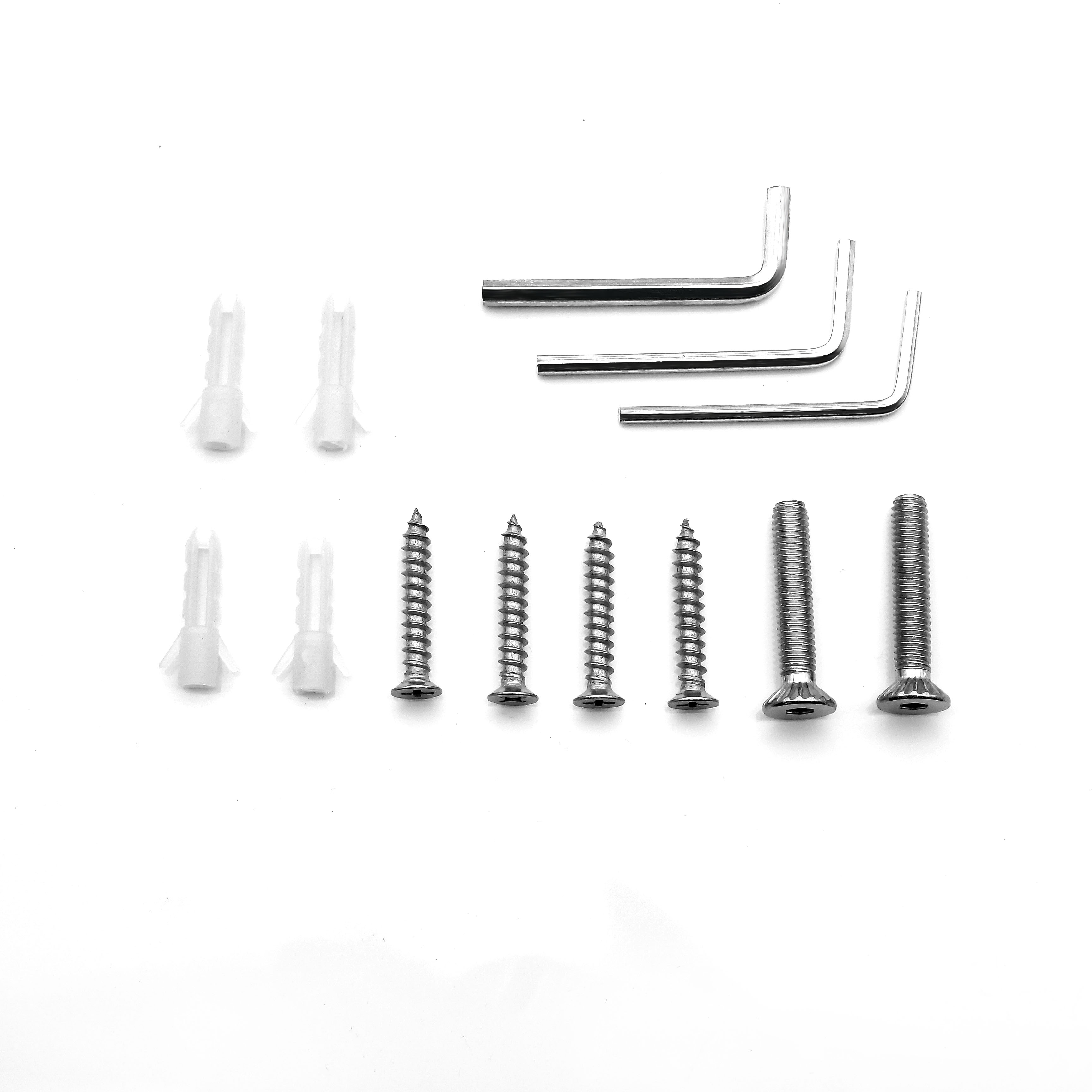 Mirror Finish Sliding Glass Door Hardware Kit for Shower Barn Door Puerta de Ducha