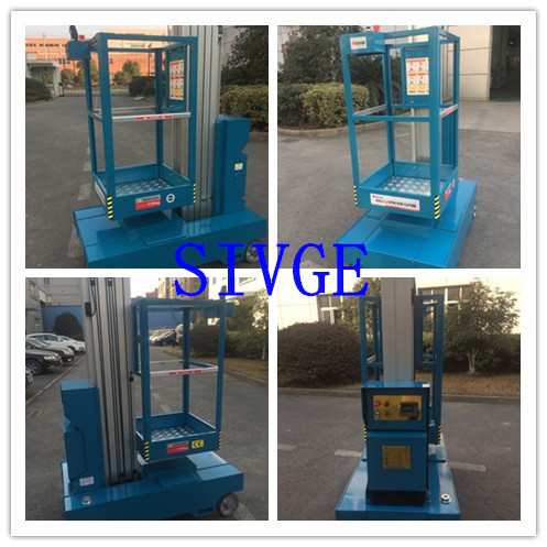 Self - Propelled Vertical Mast Lift GTWZ6-1006 For Factories / Airports