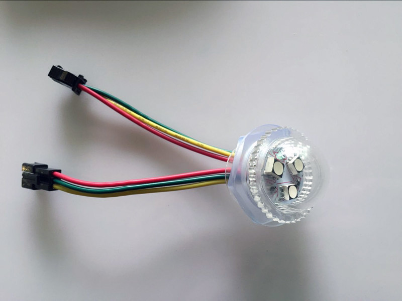 KooSion LED RGB FUN LIGHT CABOCHON OVAL PIXEL 3 LEDS