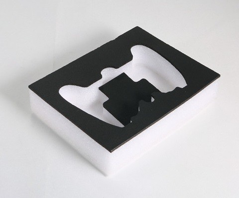 custom design EPE foam inner tray insert for protect the gamepad joystick game mouse joypad game controller