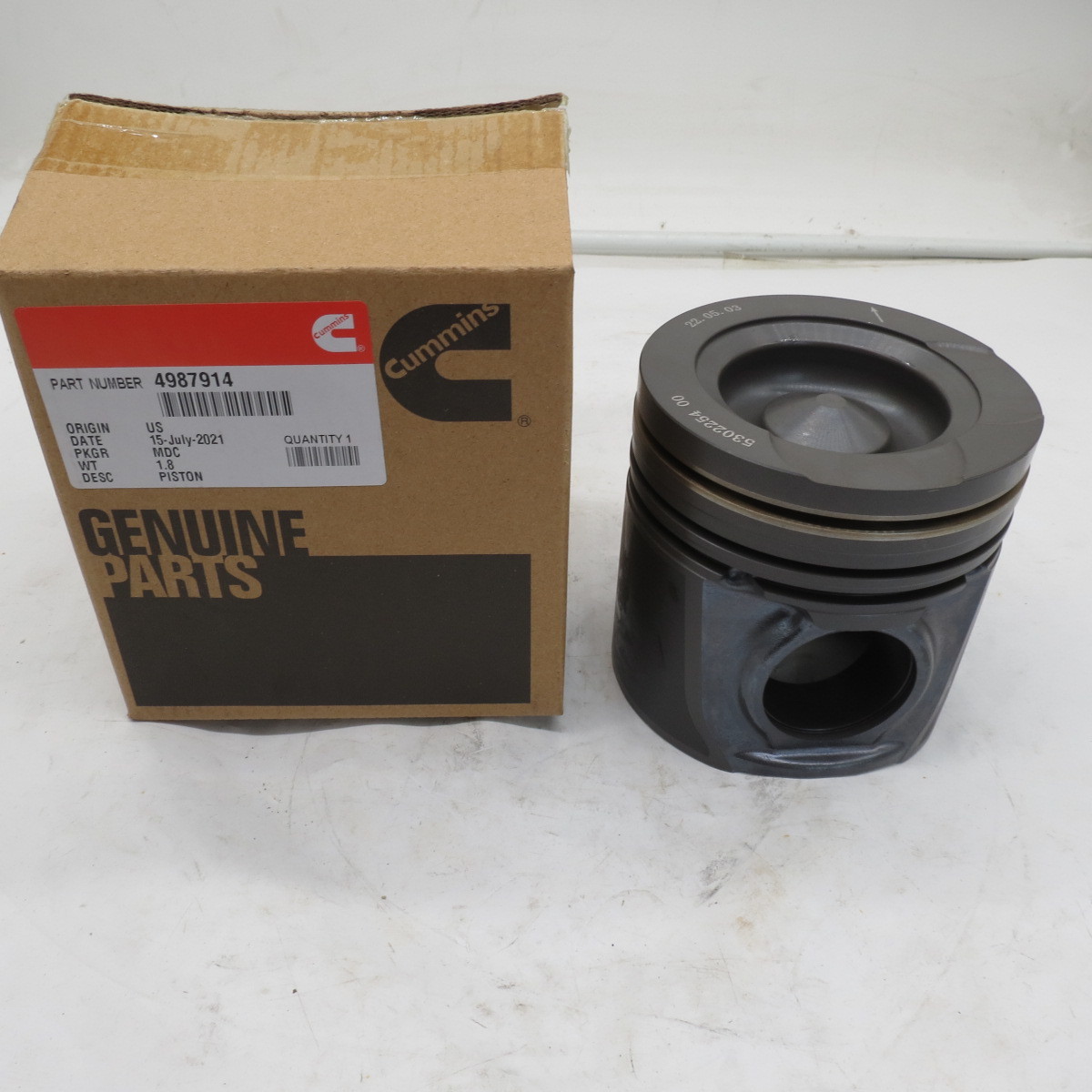 Excavator 6L Diesel Engine Piston Original 4987914