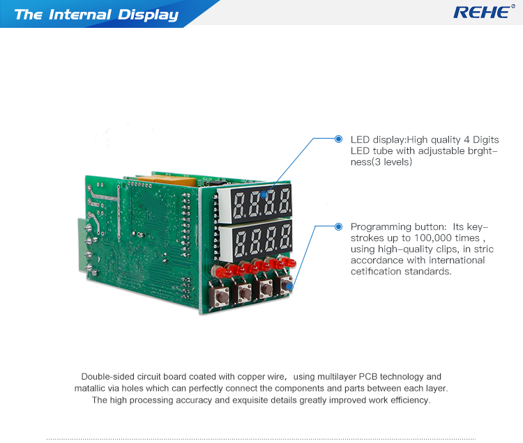 Intelligent Temperature and Humidity Controller for incubators 48*48mm 50000 s incubator