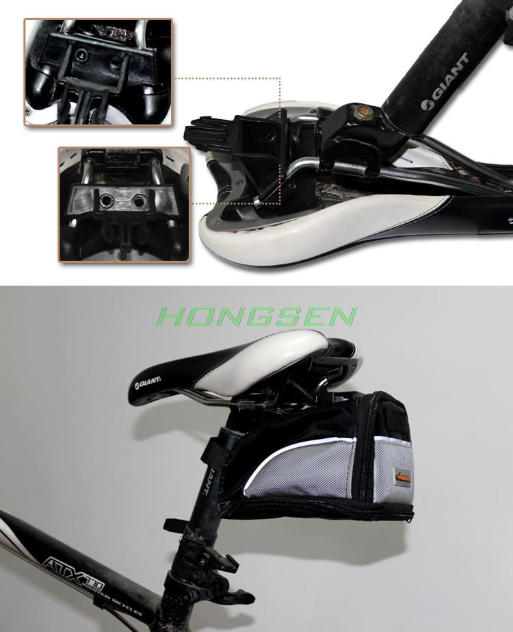 Free shipping Road bicycle saddle bag Mountain bike bag bicycle rear bag, Black bike tool