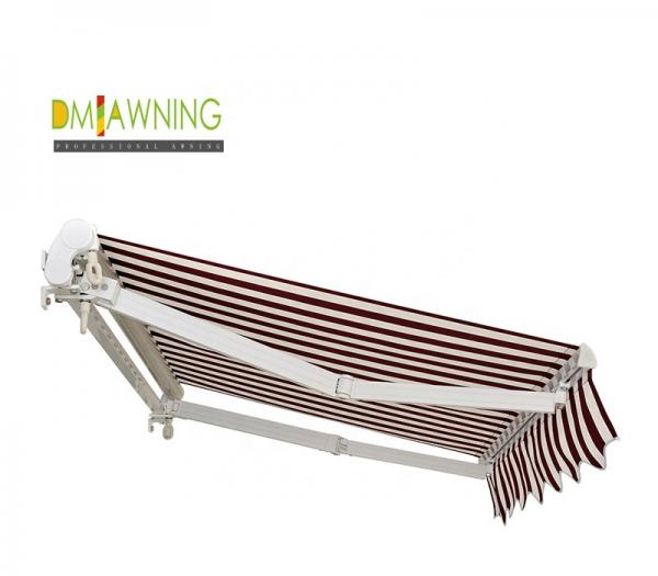 OUTDOOR FOLDING AWNING Customized Aluminum Alloy Full Cassette Motorized Retractable Side Awning
