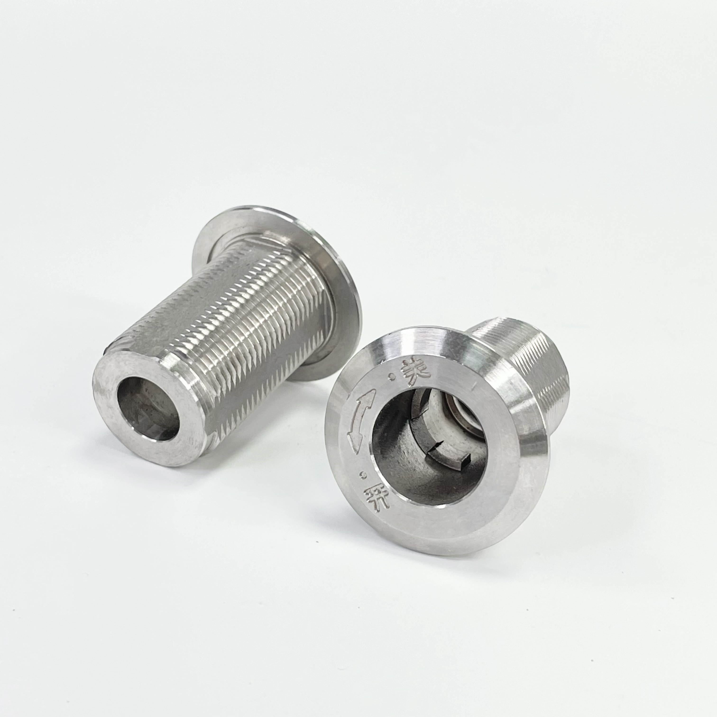 Precision CNC Machined Parts Stainless Steel / Iron Screws / Drain Valves