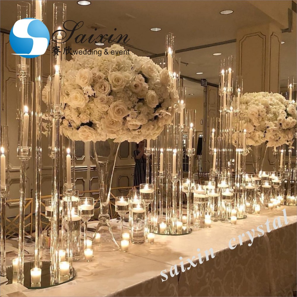 ZT-542 Luxury Crystal Flower Stand Centerpiece For Wedding Decor
